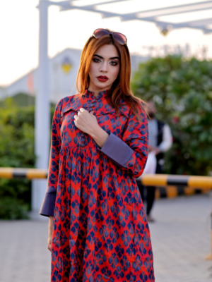 2 Pc Jacquard stylish frock with premium quality stuff