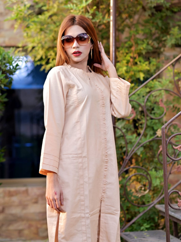 2Pc soft Khaddar dress - Image 5