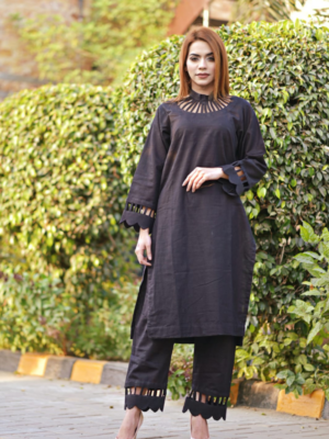 2Pc stylish Khaddar dress